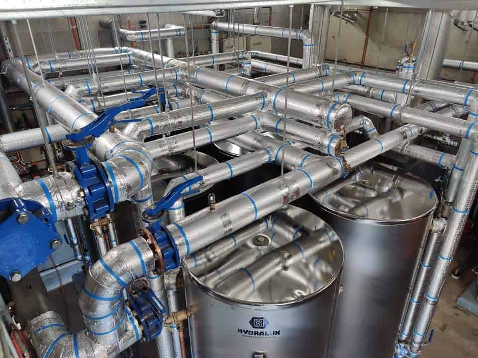 Chilled & Hot Water Pipe Equipment Insulation Total Insulation