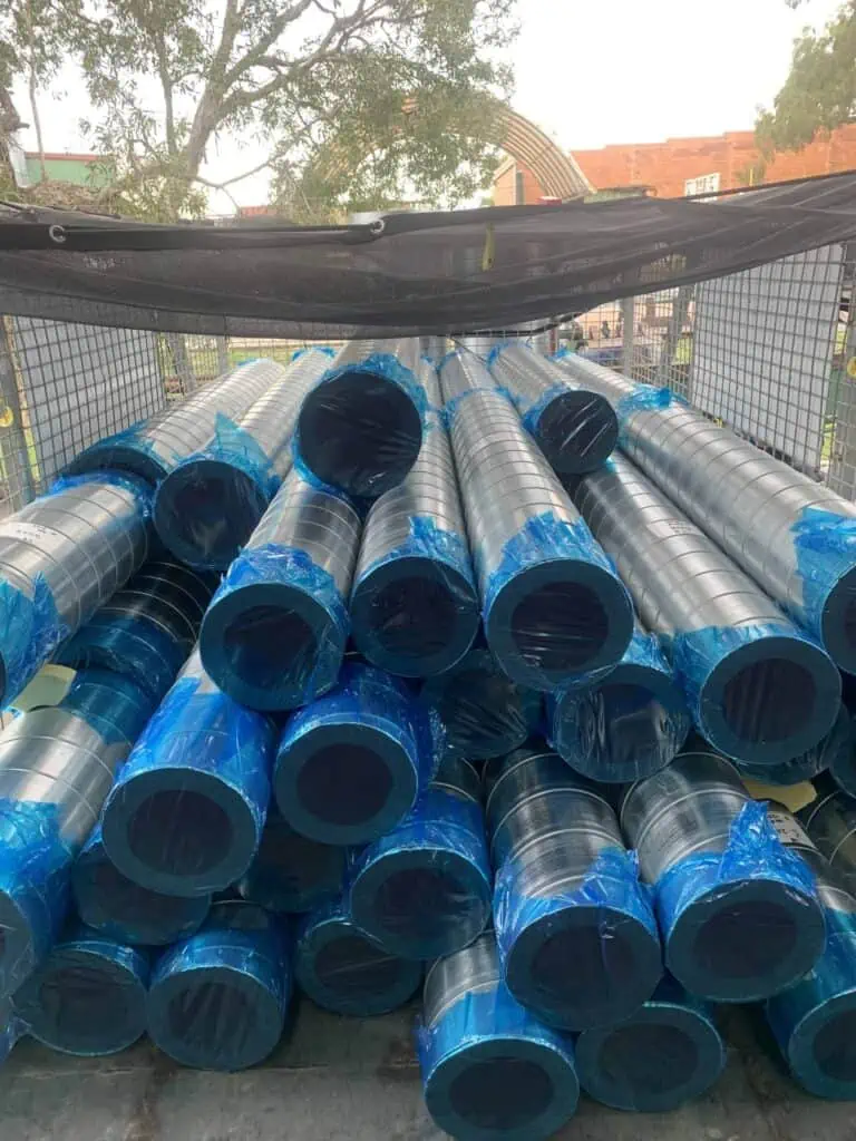 rolls of spiral ducts