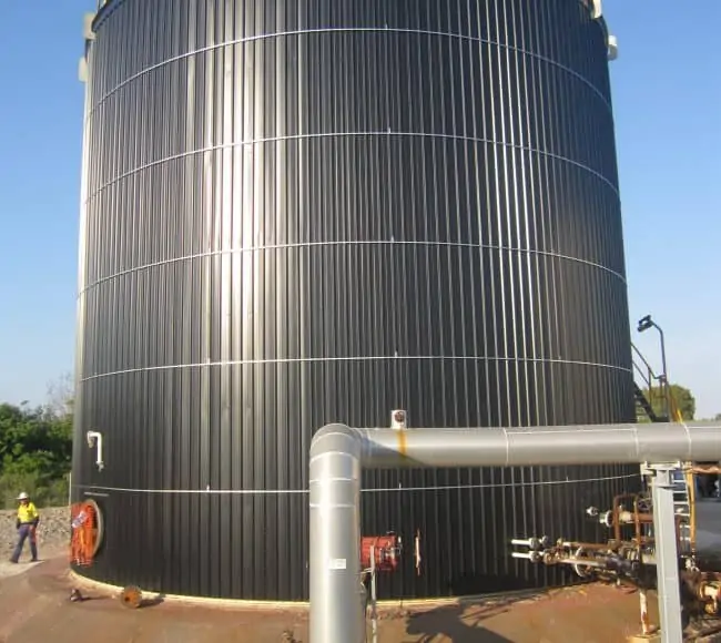 large cylindrical tank